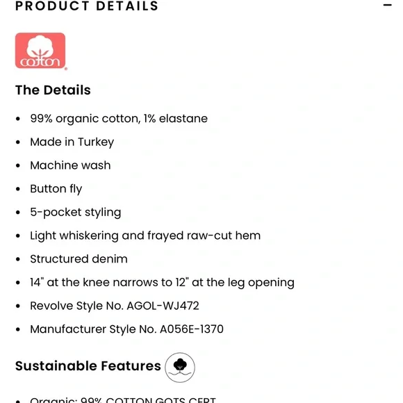 Riley High Rise Straight Crop in DynamicAGOLDE Size 26 Jeans X Recolve